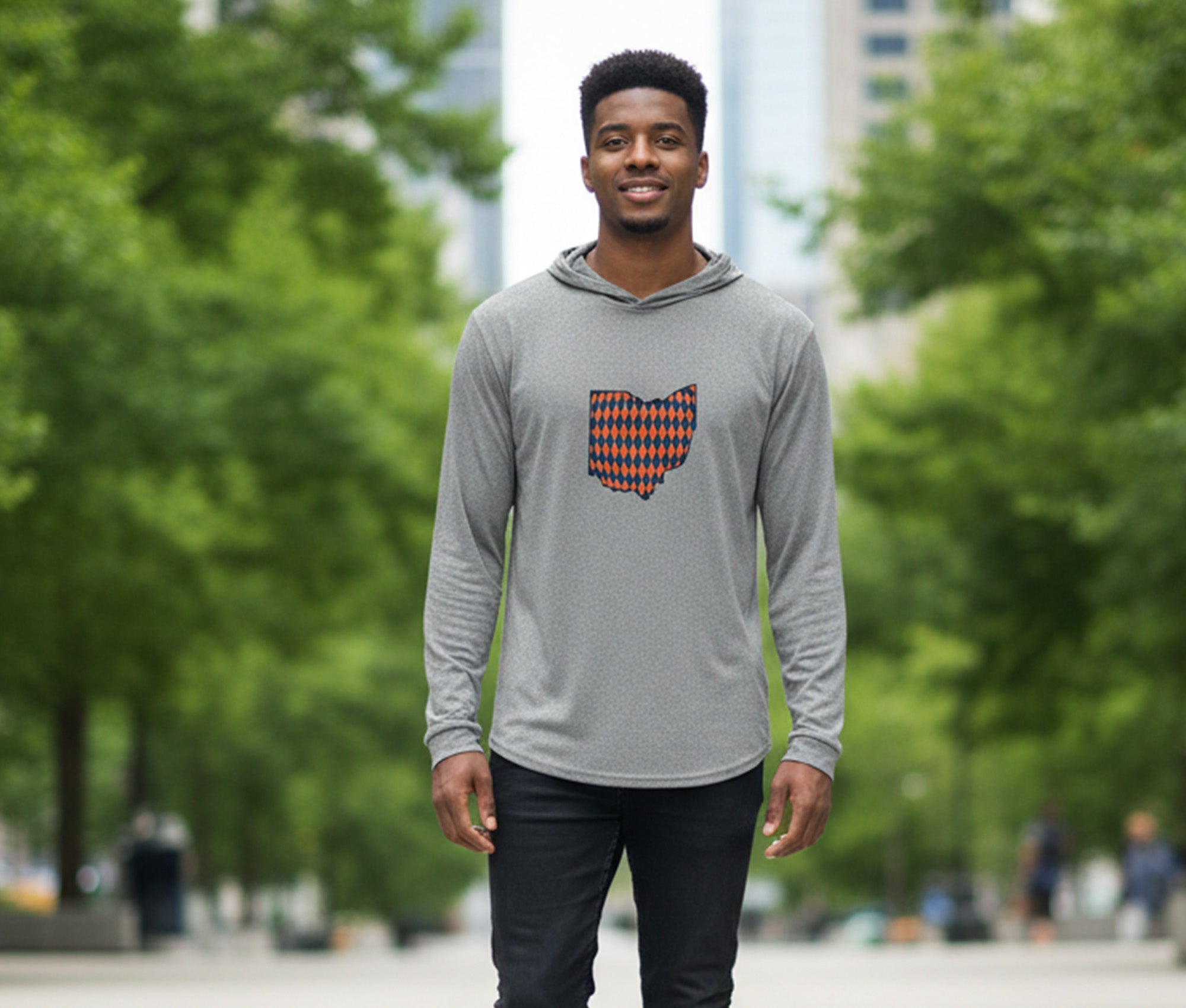 Hometown Orange and Blue Ohio