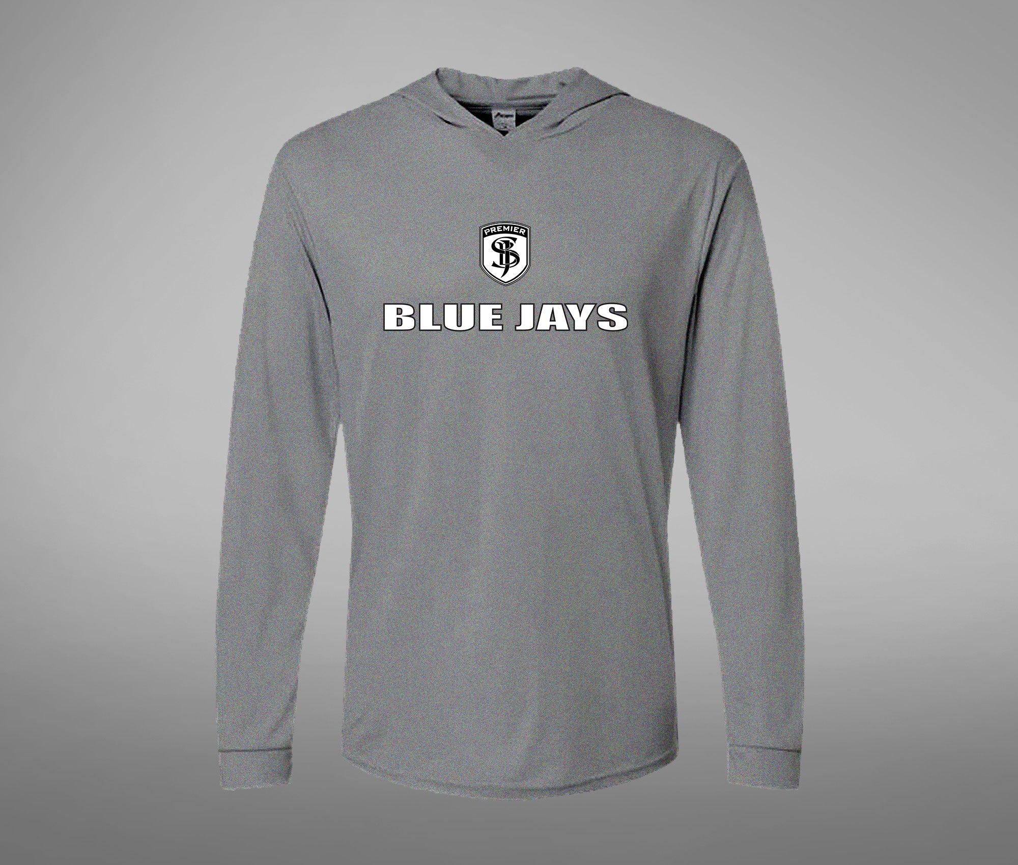 Hooded Performance Long Sleeve Tee (BLUE JAYS)