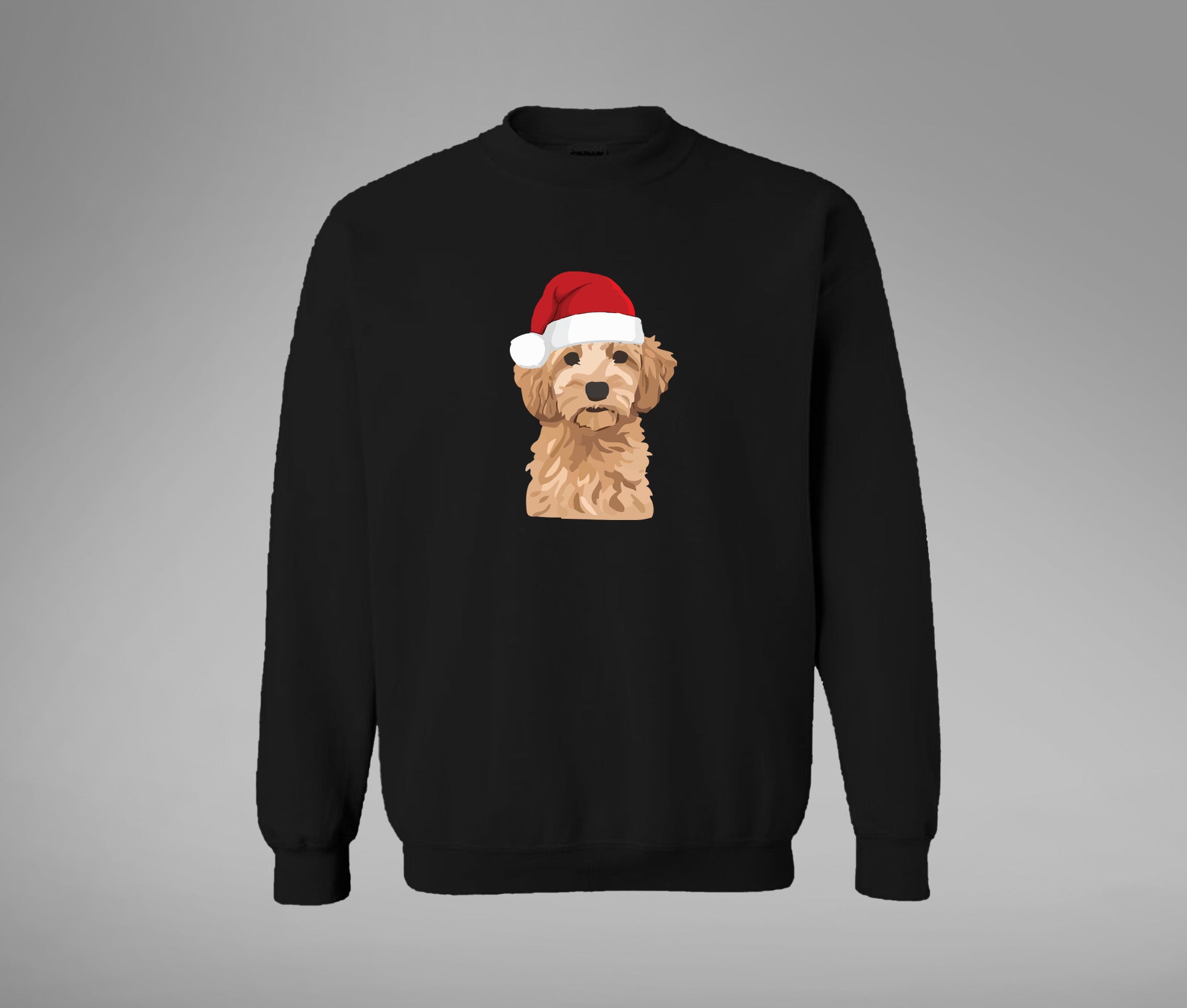 Xmas Brown Dog Comfy Crew