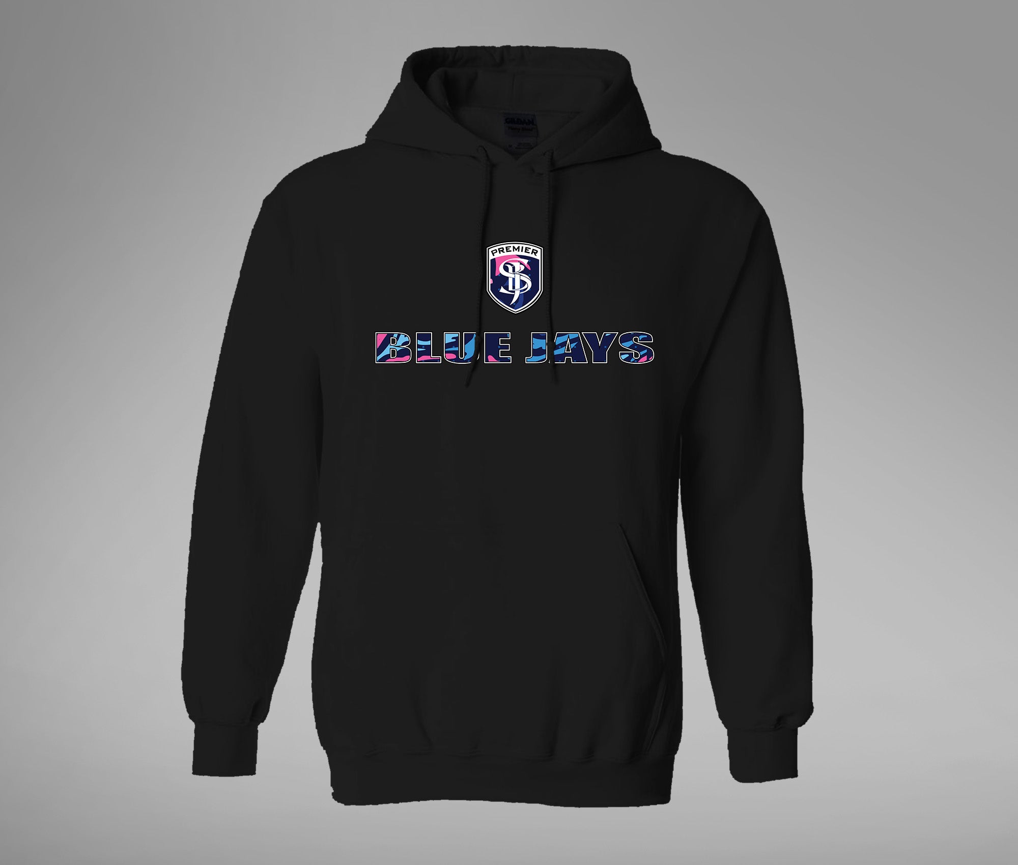 SJB Premier Hooded Sweatshirt (Blue Jays Girls)