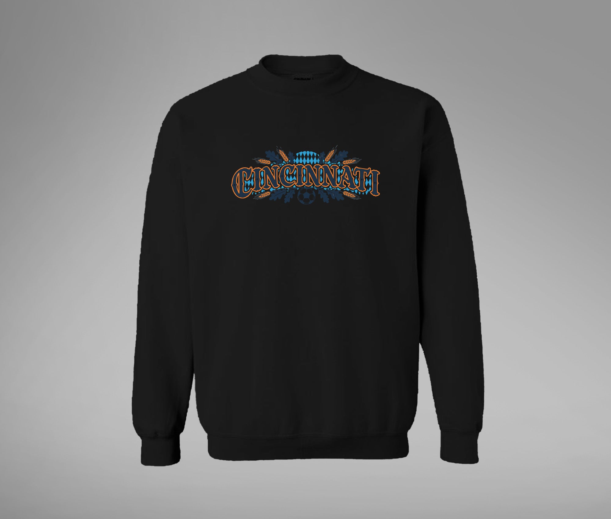 Orange and Blue Cincy Comfy Crew