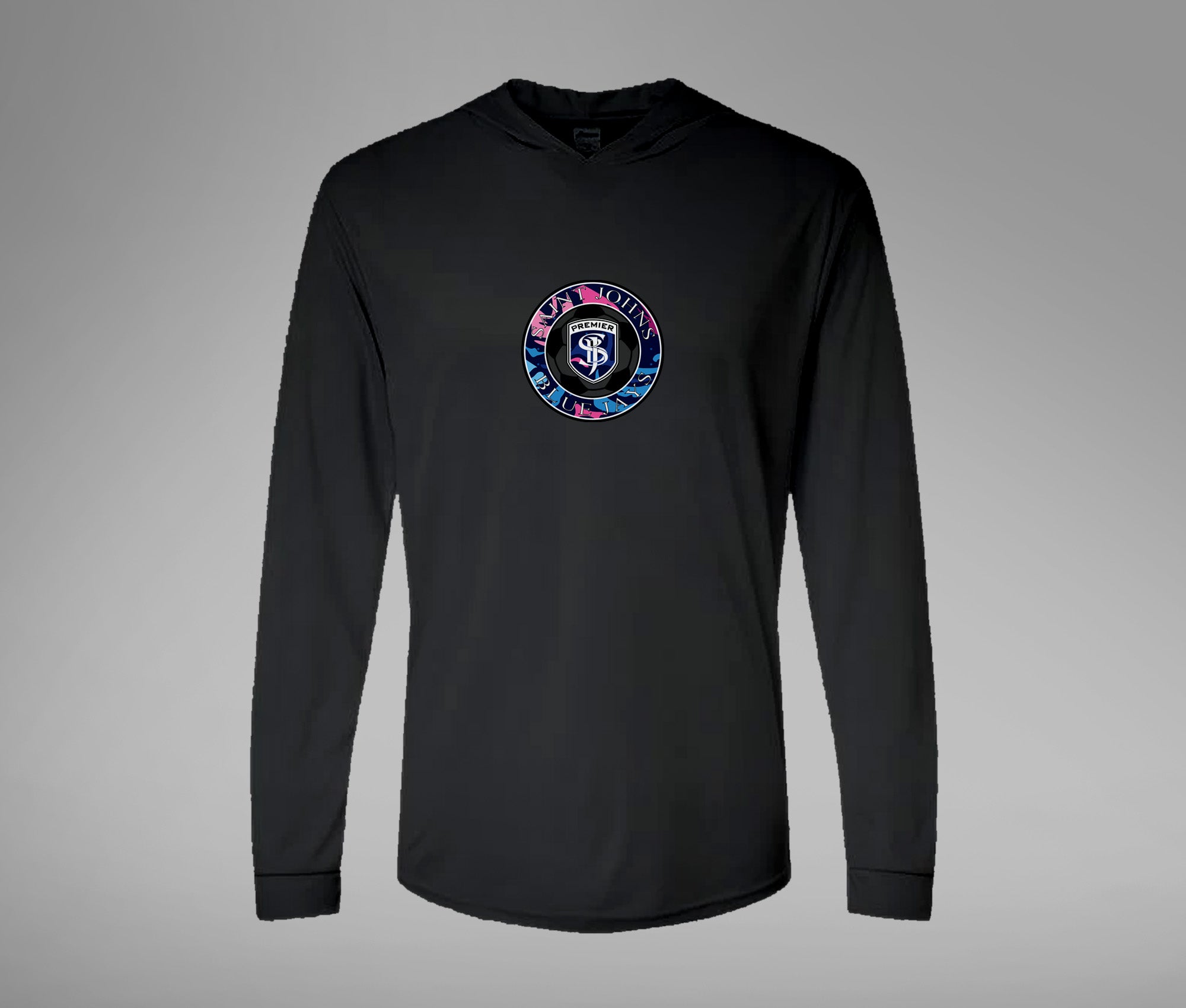 Hooded Performance Long Sleeve Tee (GIRLS ROUND)