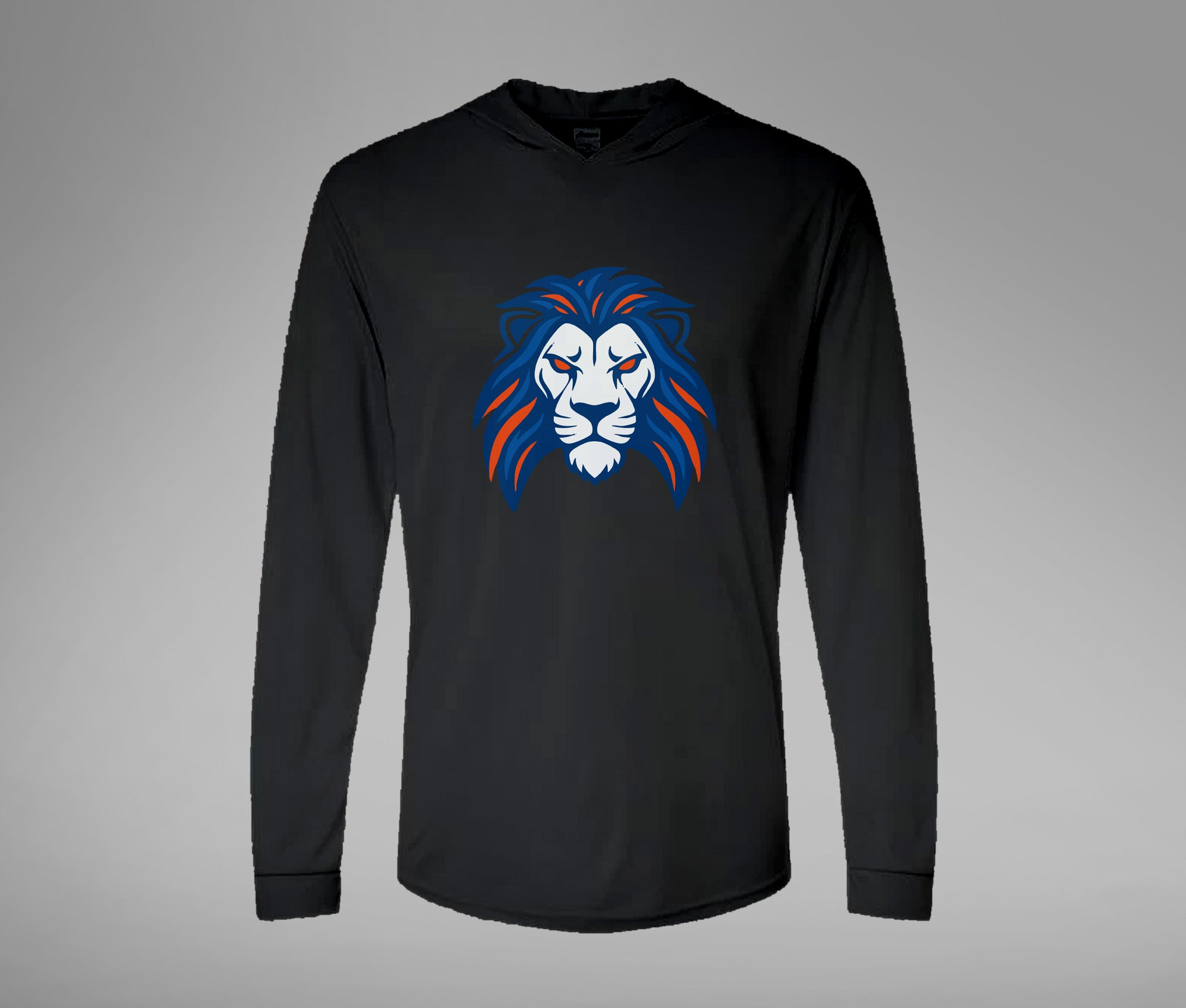 Lion Hooded Performance Long Sleeve Tee