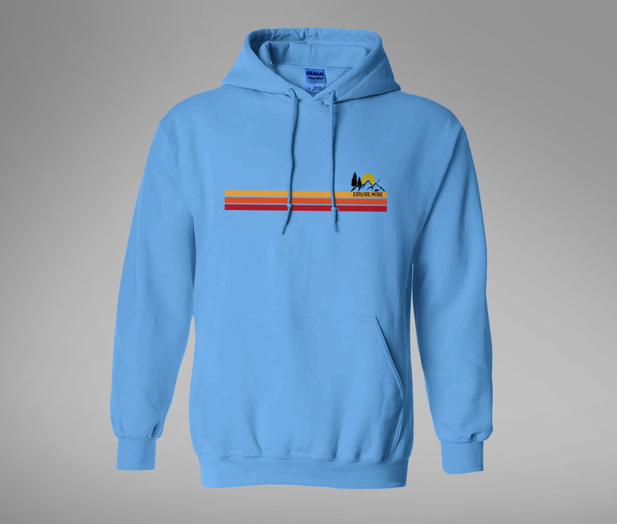 Explore More Striped Hoodie