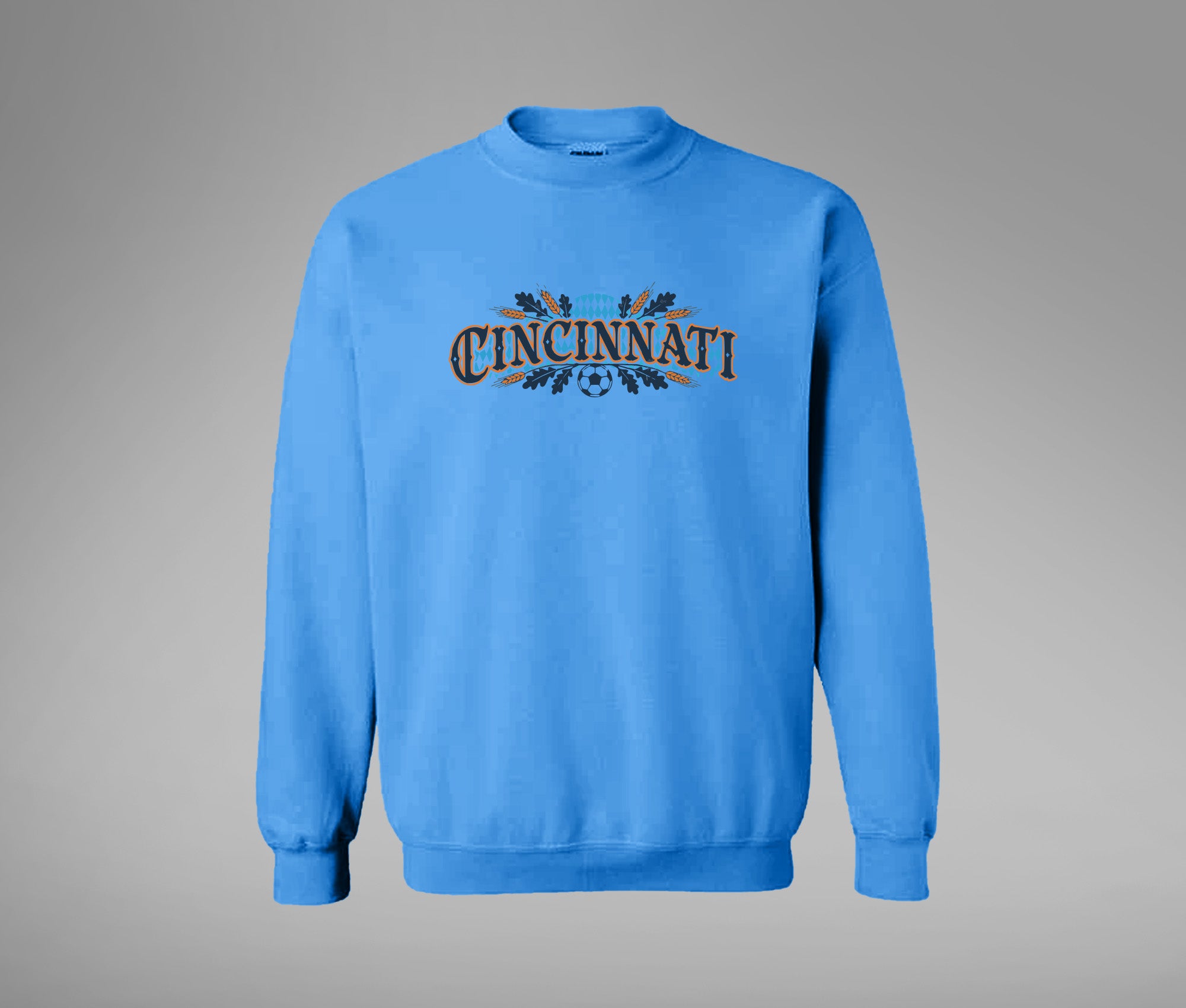 Orange and Blue Cincy Comfy Crew