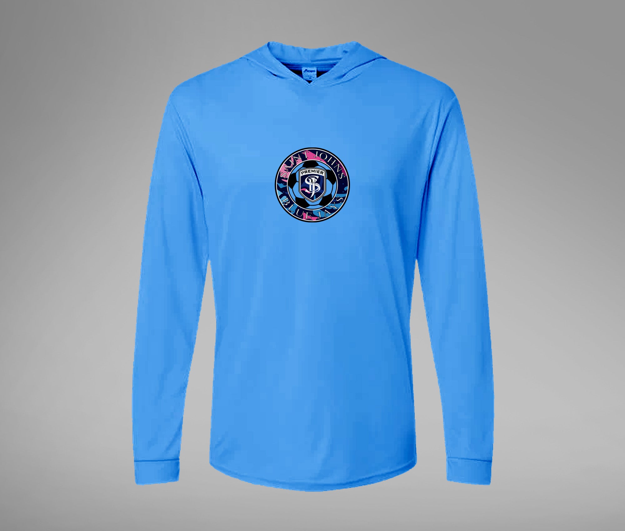 Hooded Performance Long Sleeve Tee (GIRLS ROUND)