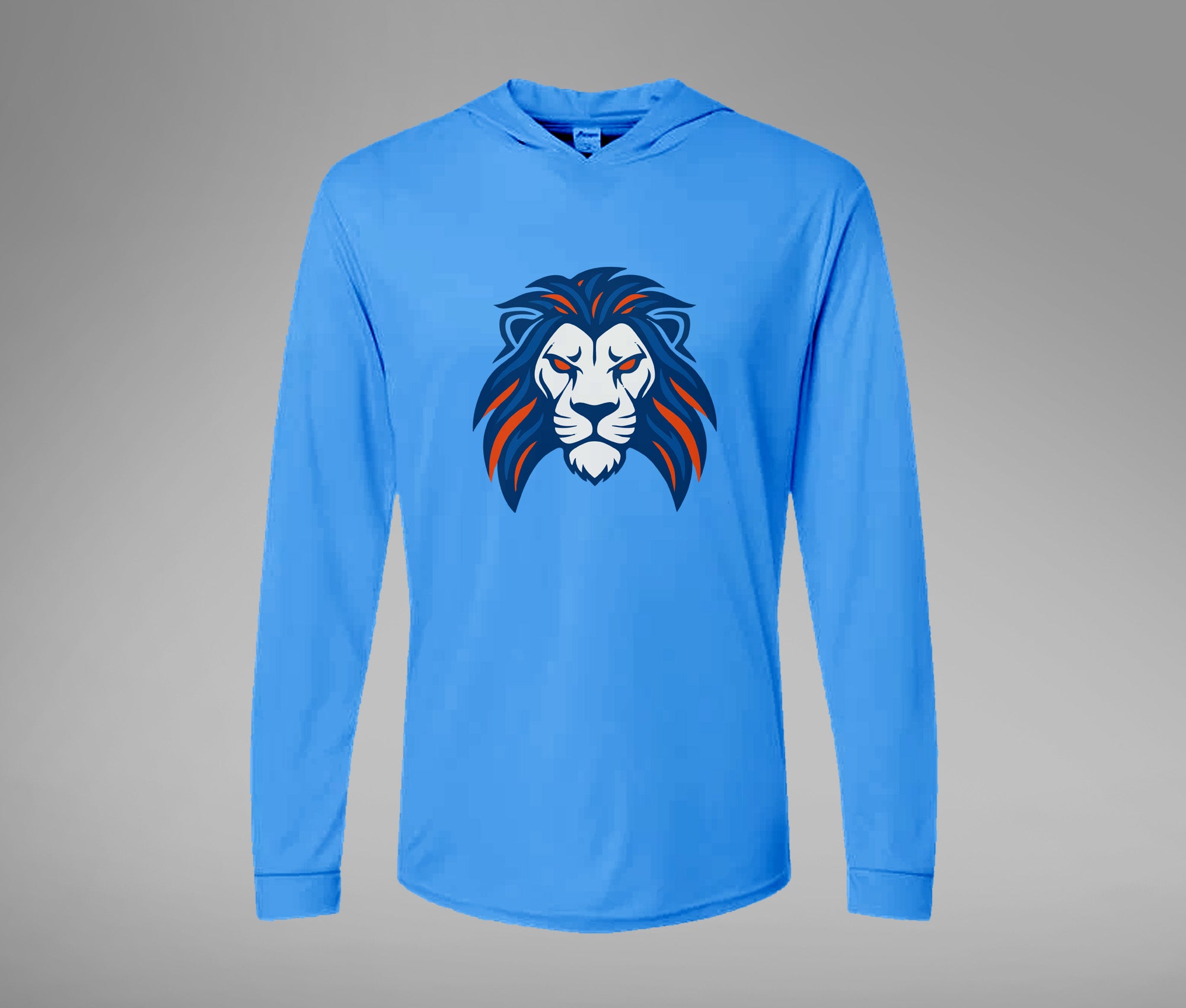 Lion Hooded Performance Long Sleeve Tee