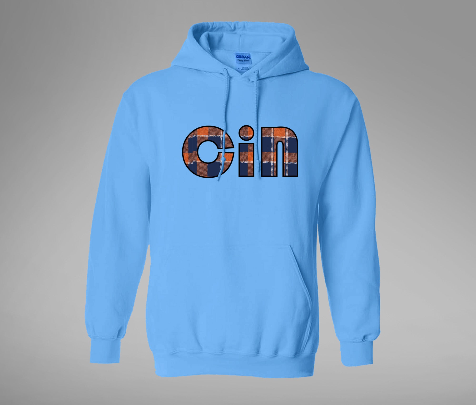 Plaid Cincy Hoodie