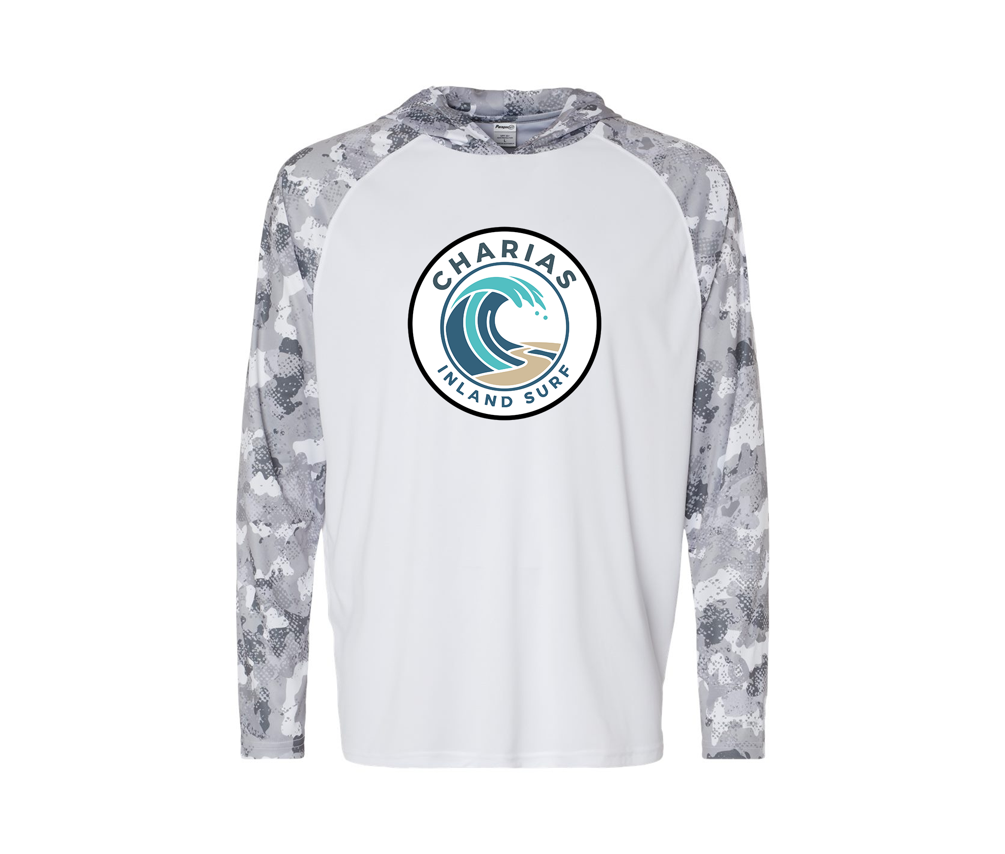 Blue Wave Performance Hooded Long Sleeve