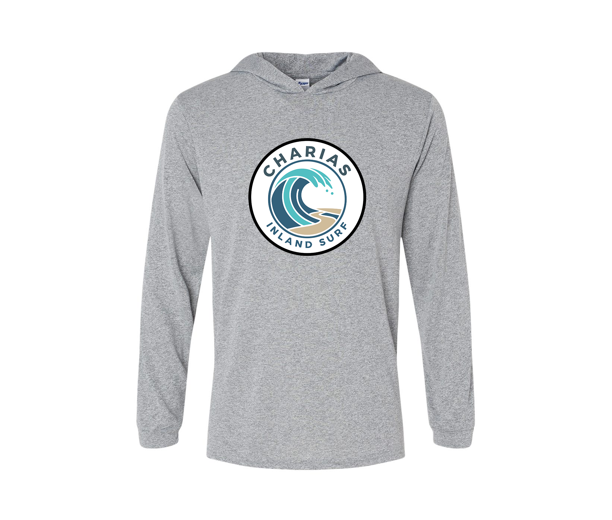 Blue Wave Performance Hooded Long Sleeve
