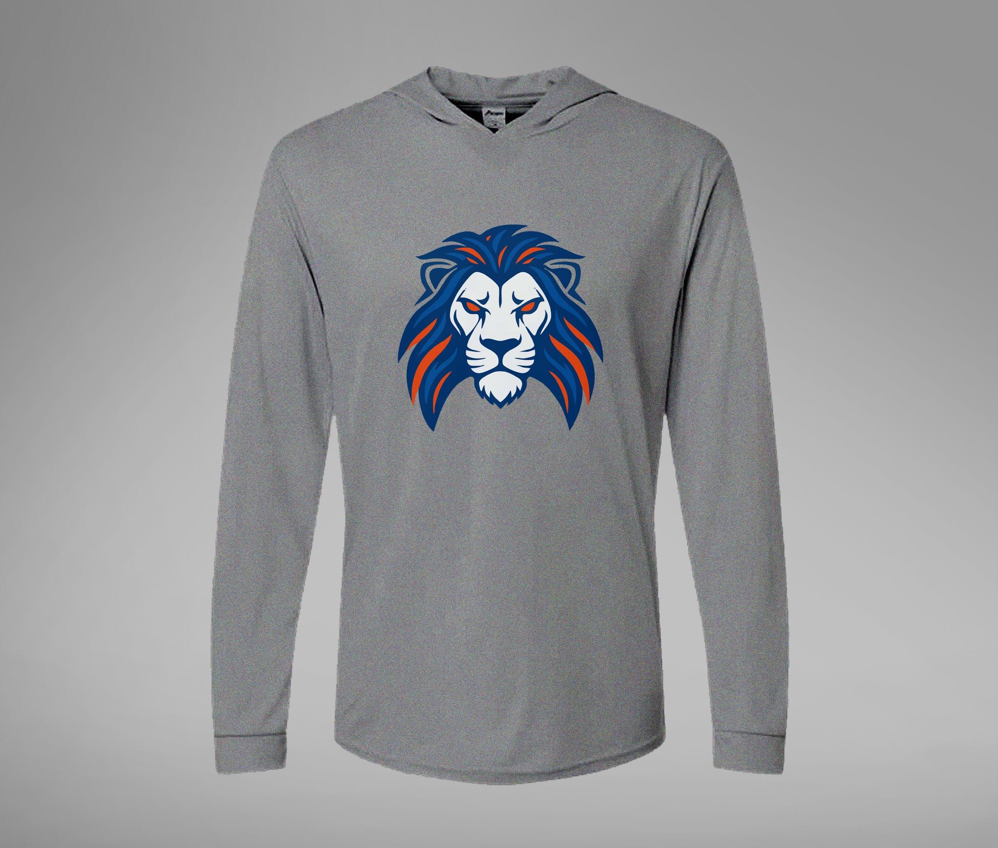 Lion Hooded Performance Long Sleeve Tee
