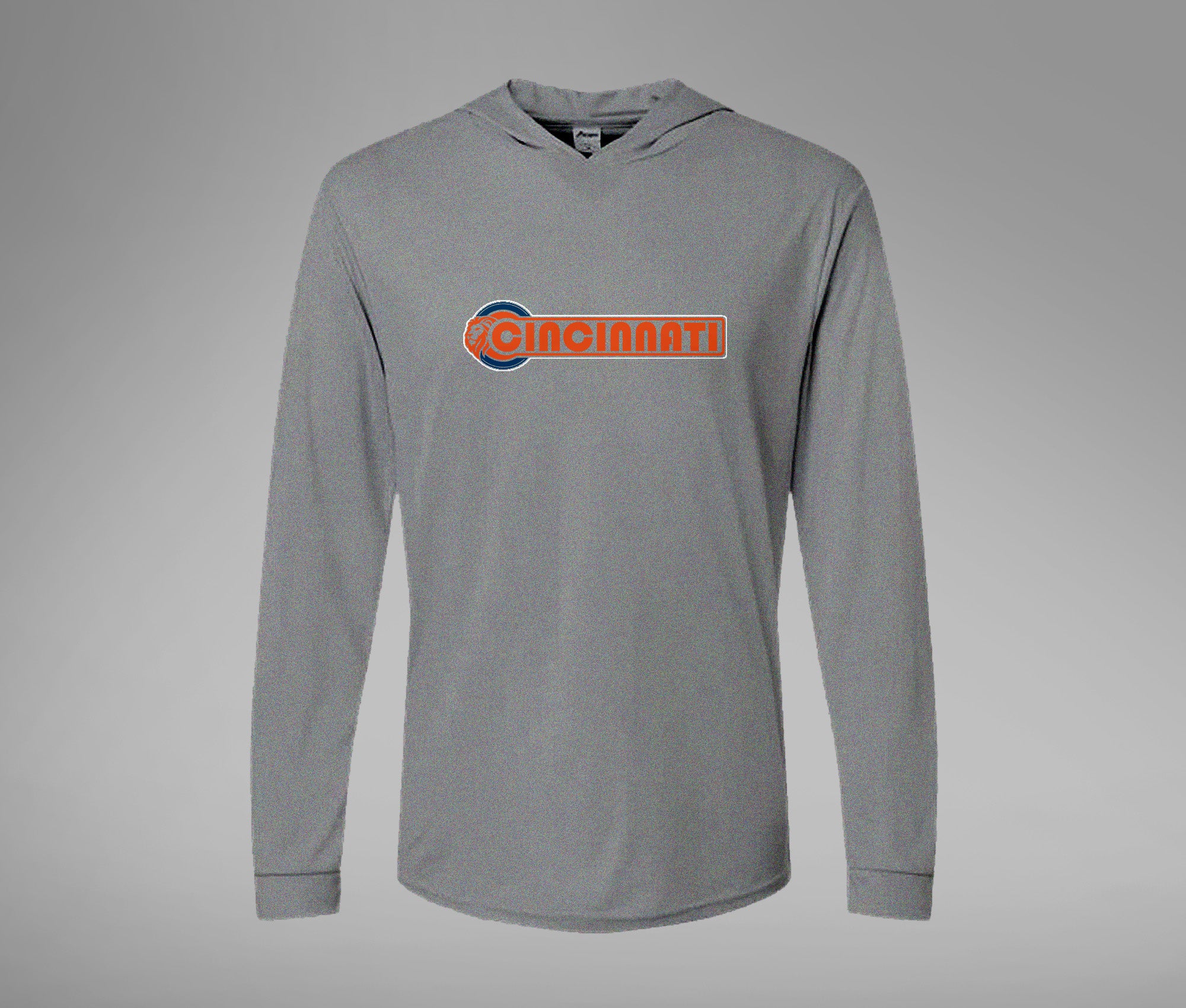 Cincy Lion Hooded Performance L/S