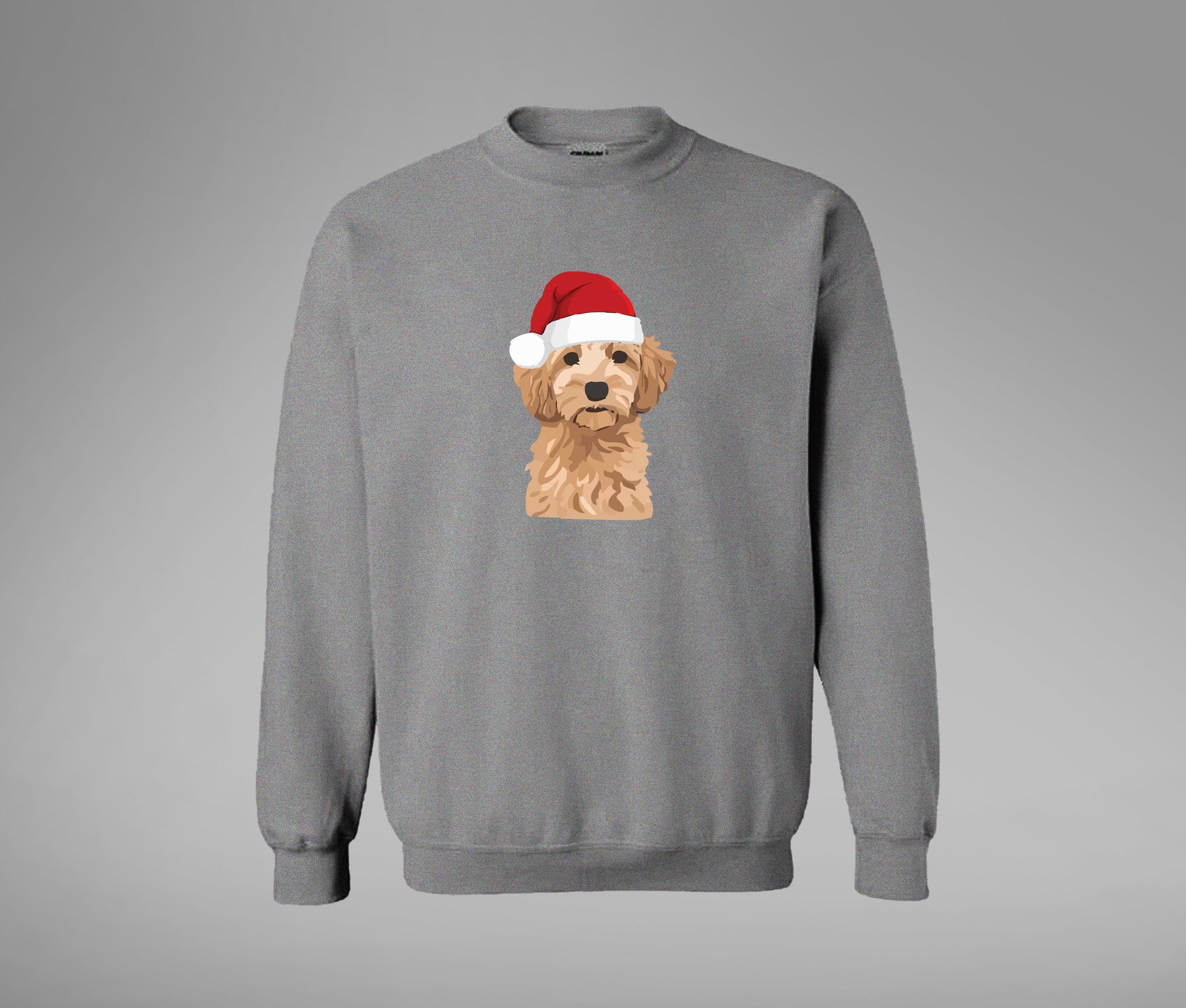 Xmas Brown Dog Comfy Crew