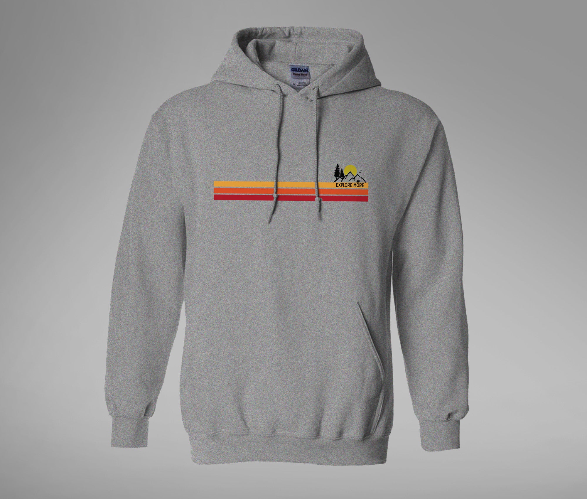 Explore More Striped Hoodie