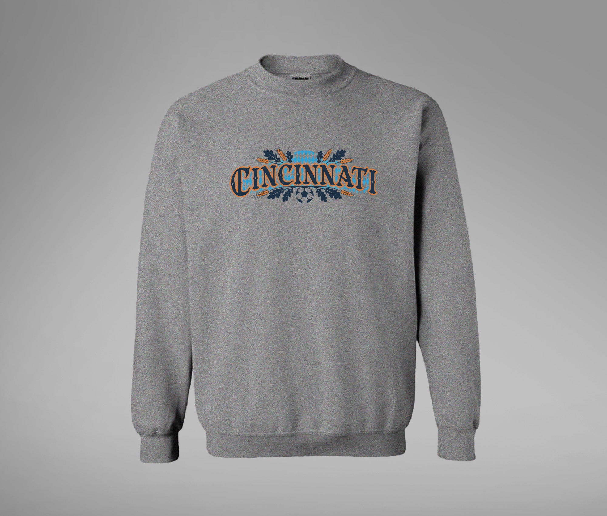 Orange and Blue Cincy Comfy Crew