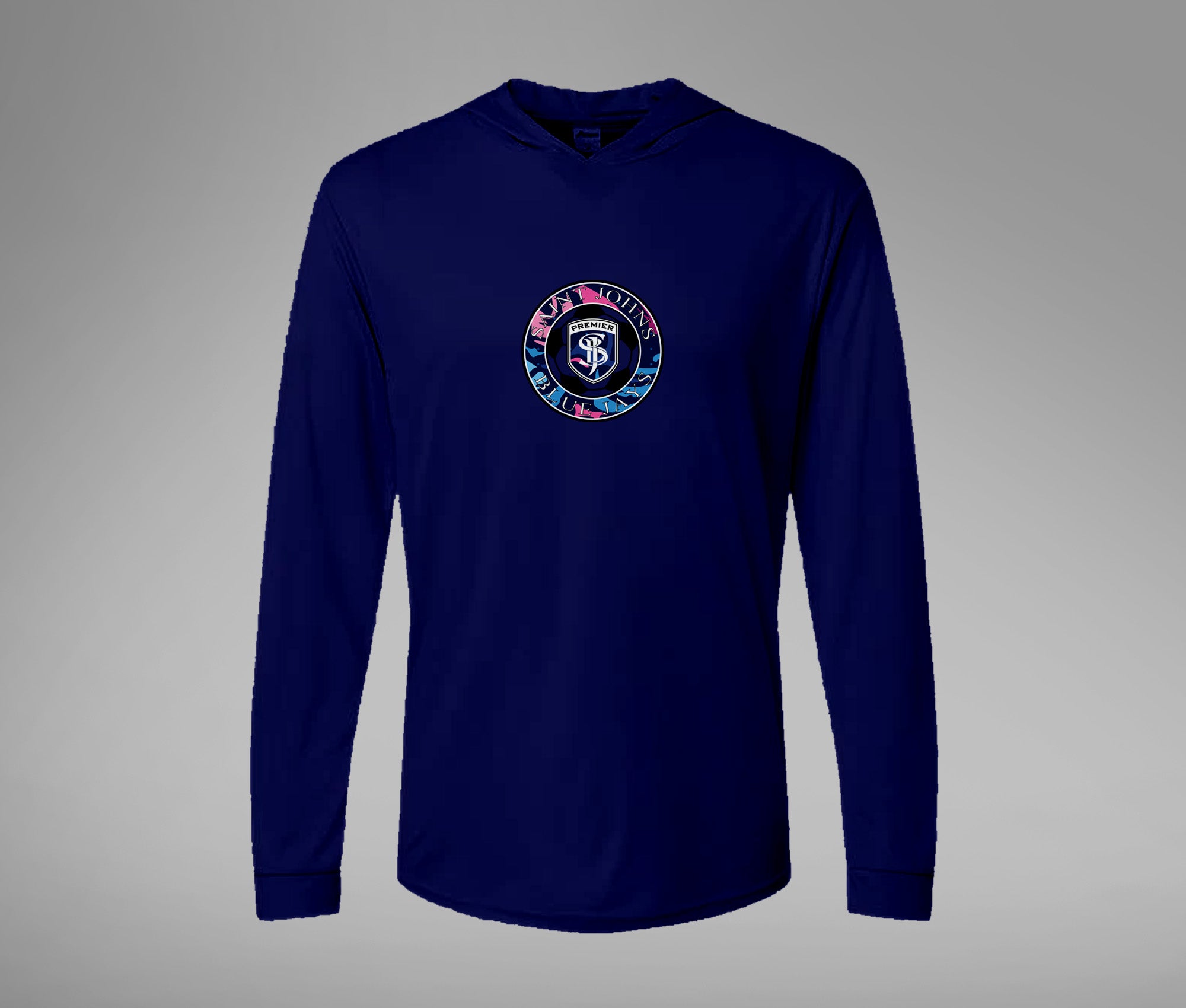 Hooded Performance Long Sleeve Tee (GIRLS ROUND)