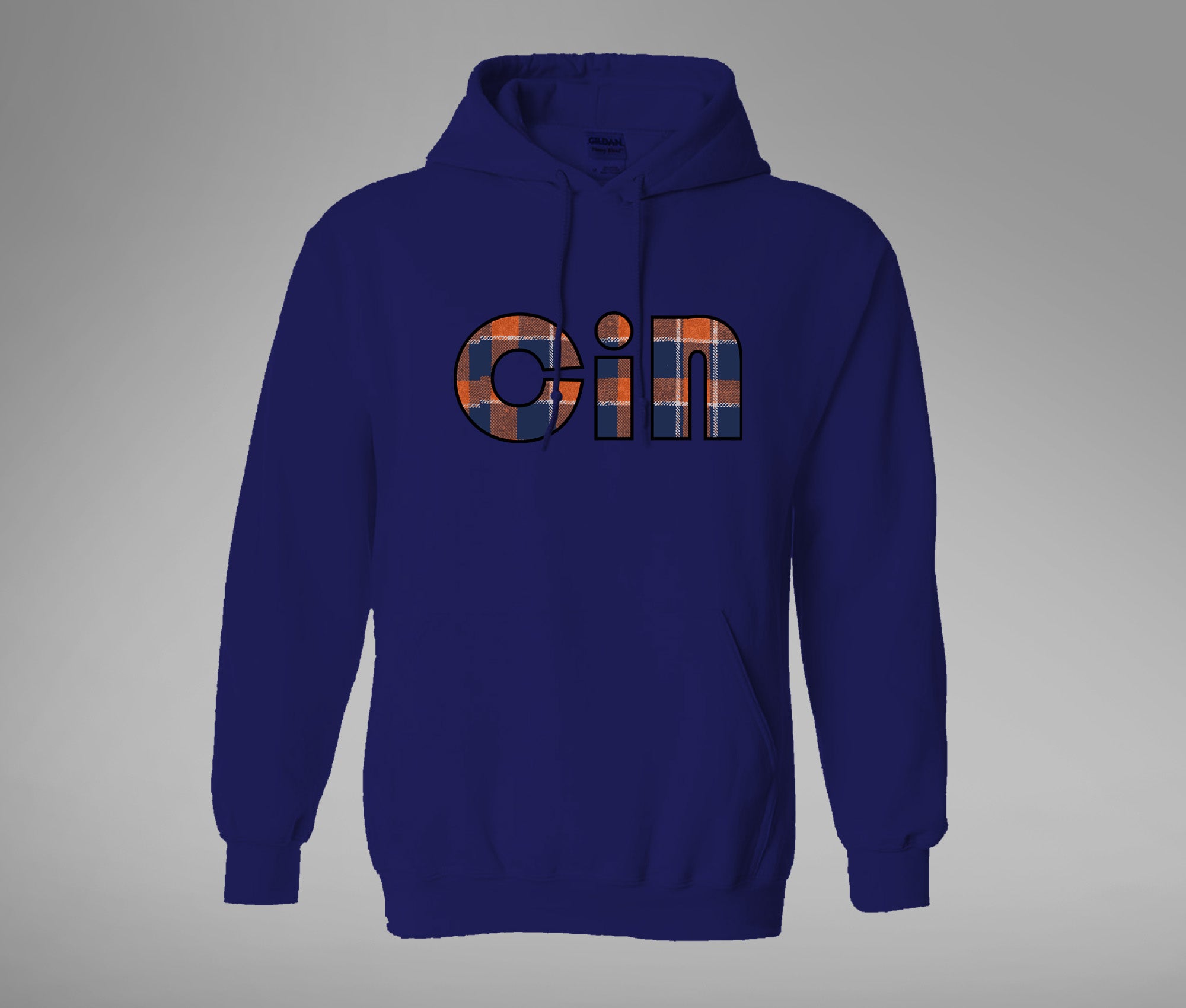 Plaid Cincy Hoodie