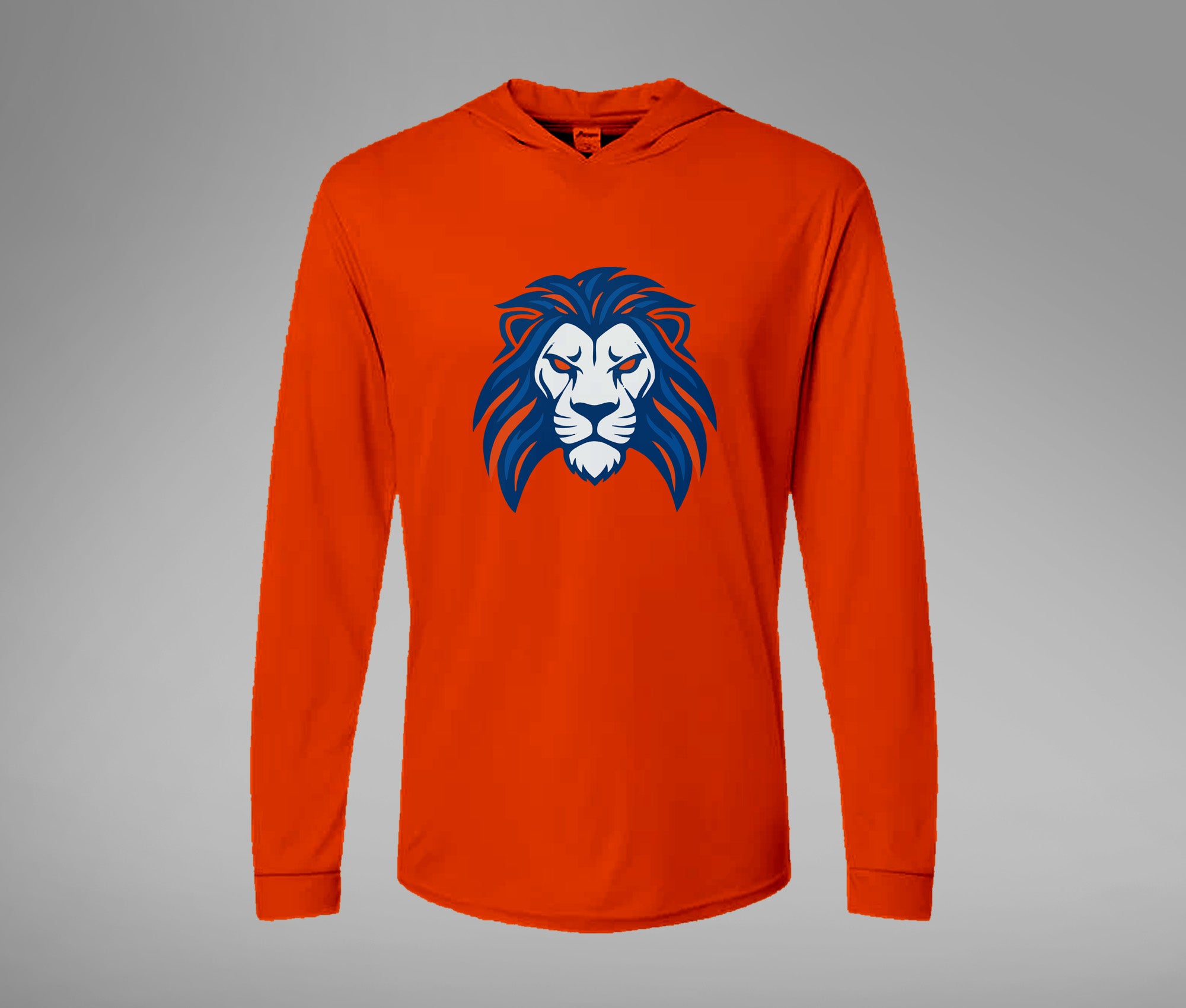Lion Hooded Performance Long Sleeve Tee