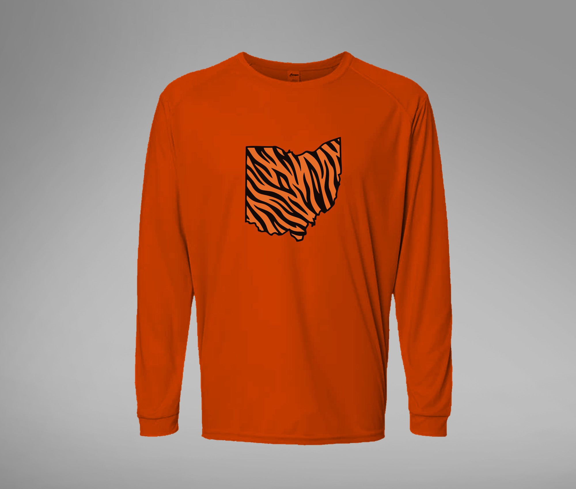 Striped Ohio Performance Long Sleeve