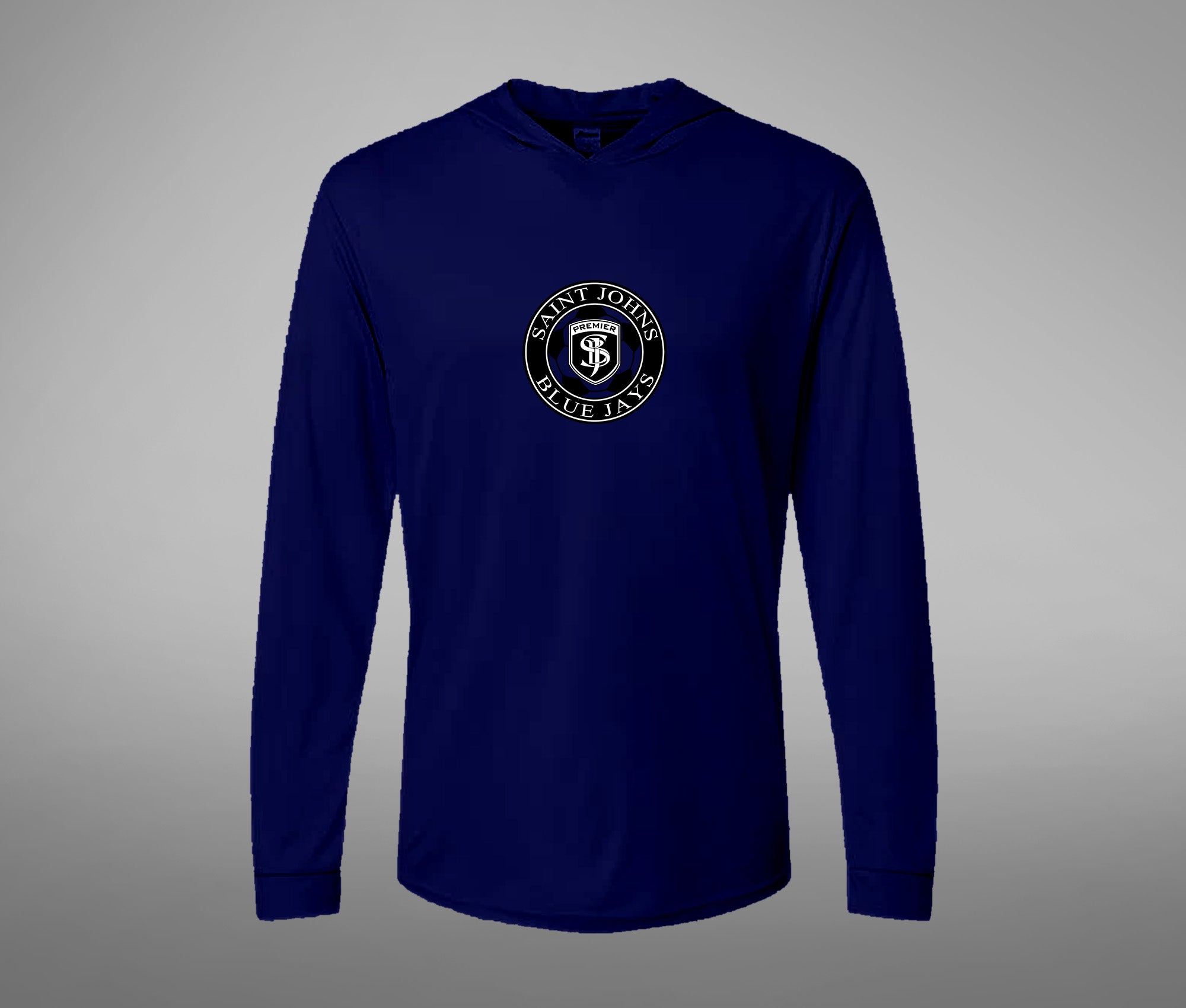 Hooded Performance Long Sleeve Tee (ROUND)