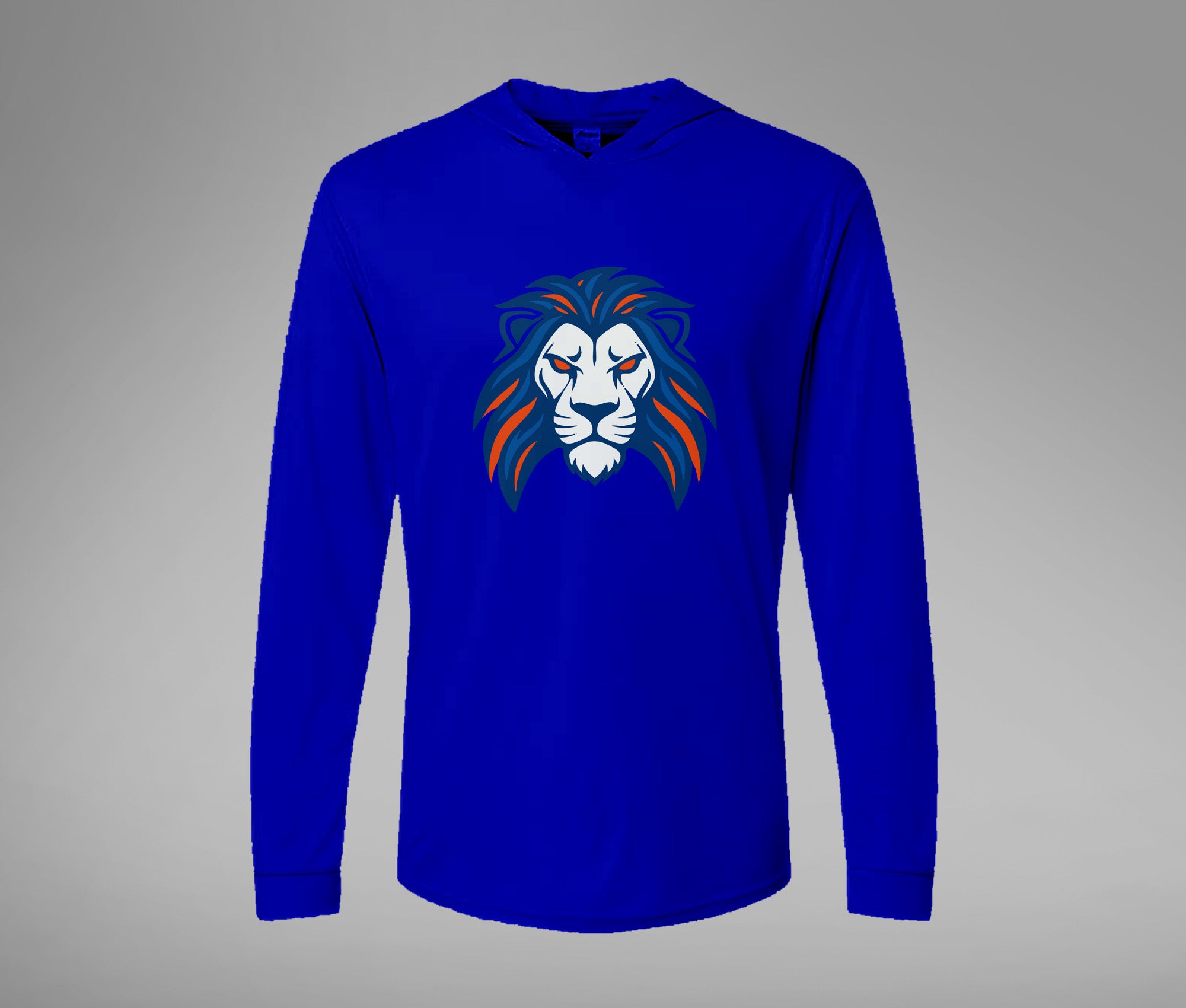 Lion Hooded Performance Long Sleeve Tee