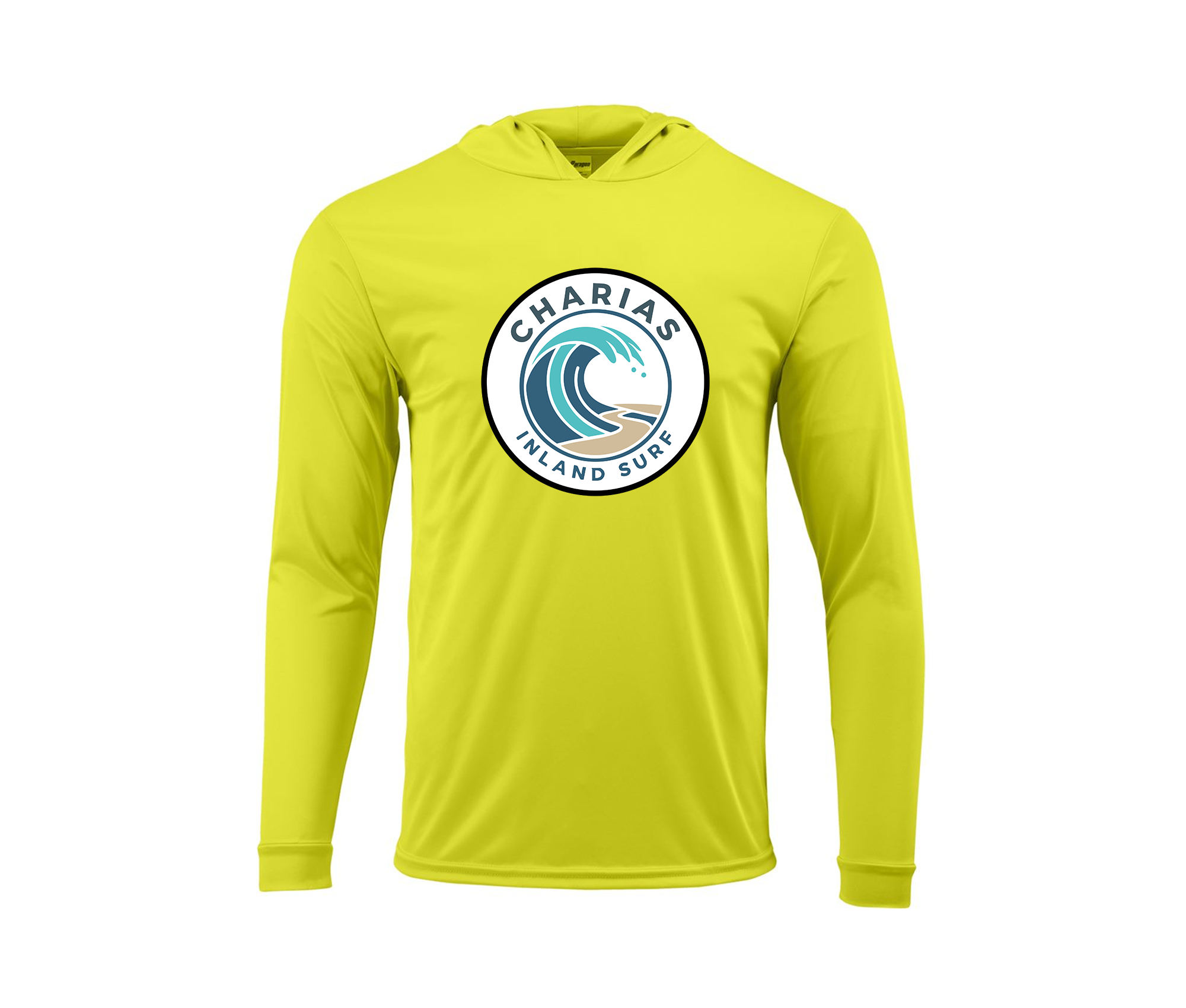 Blue Wave Performance Hooded Long Sleeve