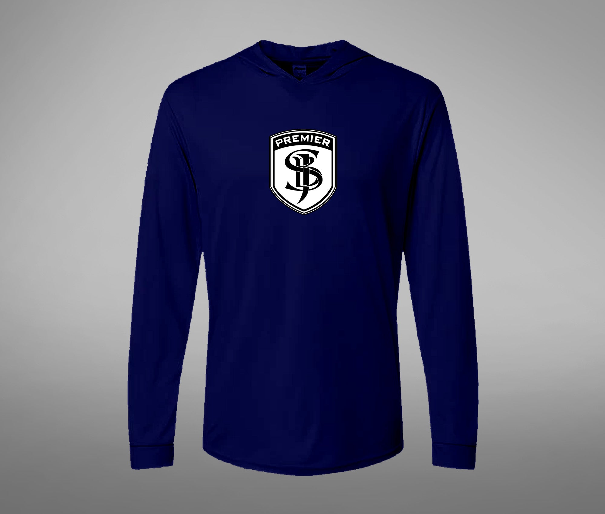 Hooded Performance Long Sleeve Tee (SHIELD)