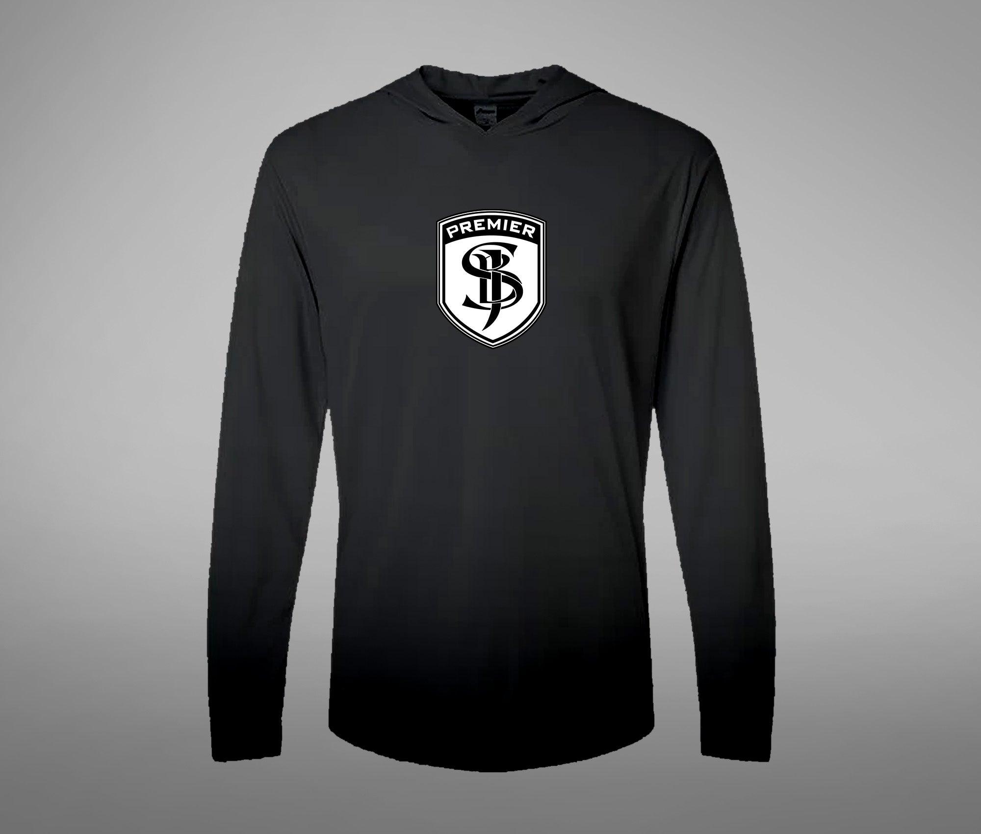 Hooded Performance Long Sleeve Tee (SHIELD)
