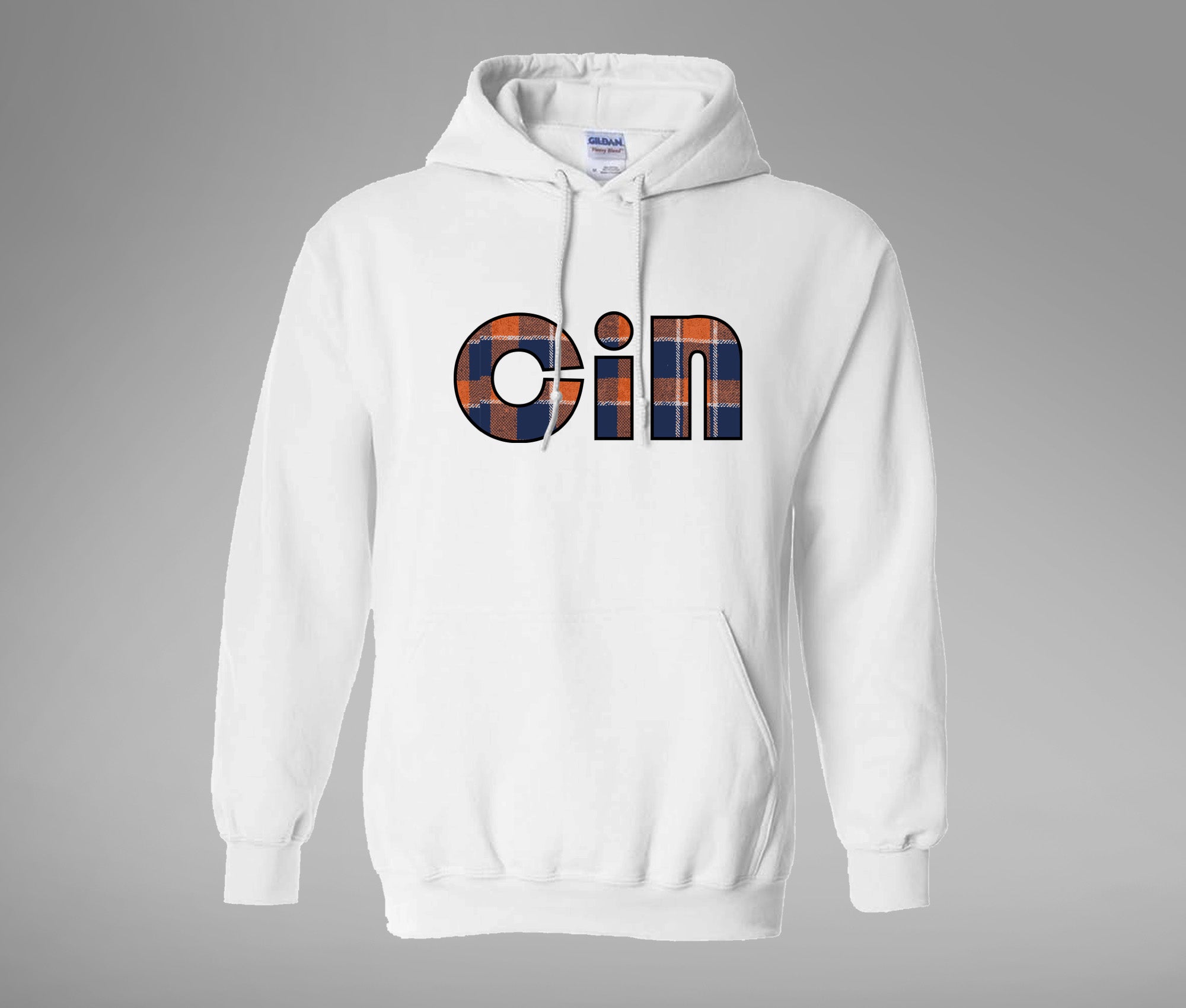 Plaid Cincy Hoodie
