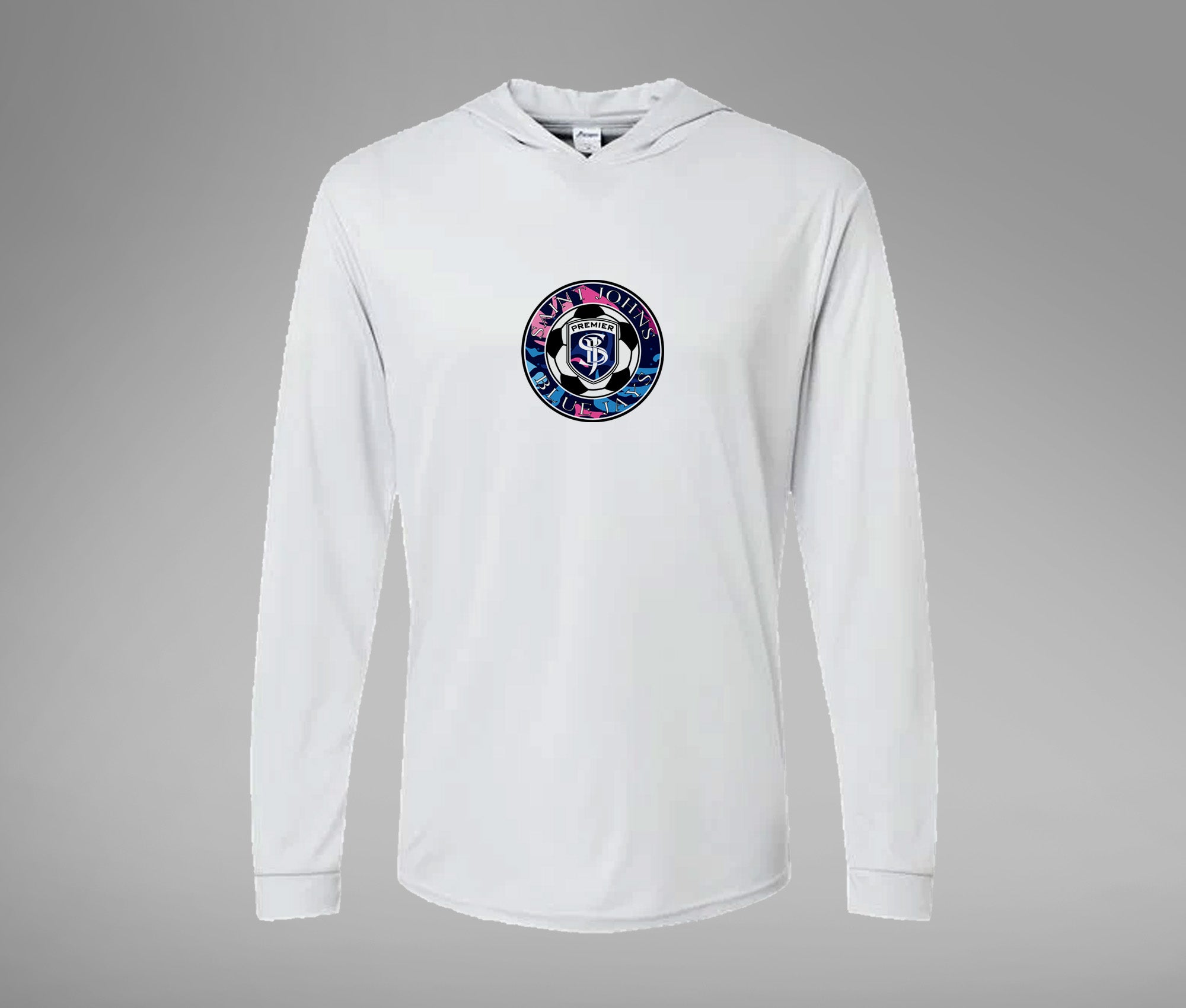 Hooded Performance Long Sleeve Tee (GIRLS ROUND)