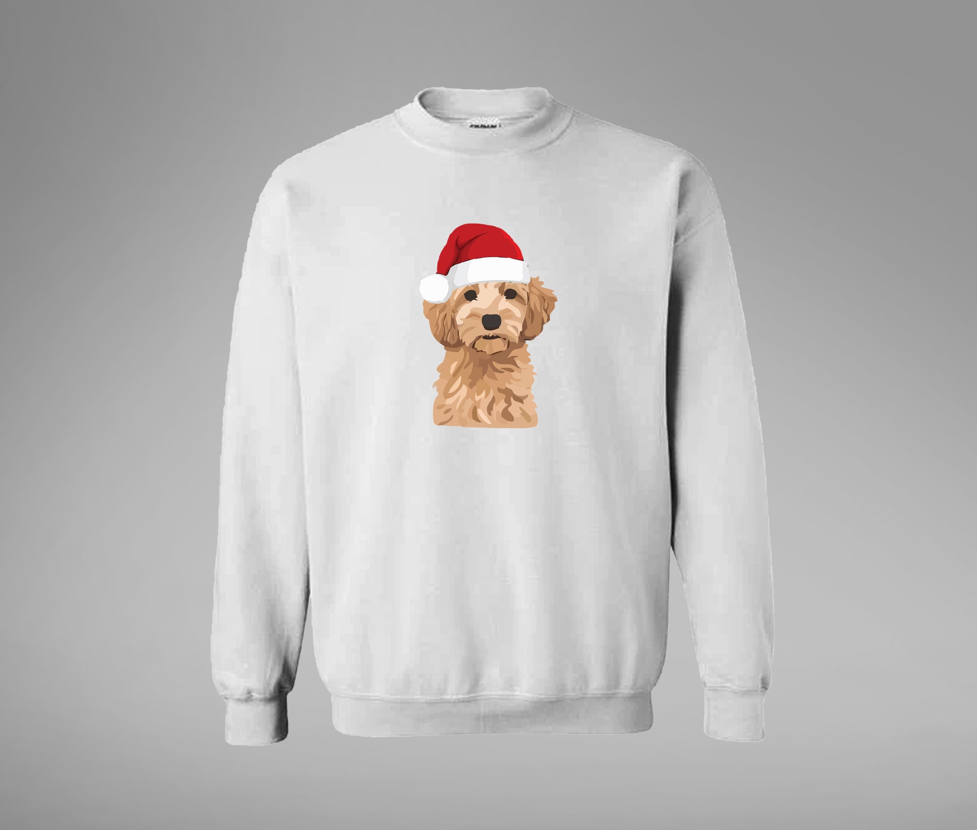 Xmas Brown Dog Comfy Crew
