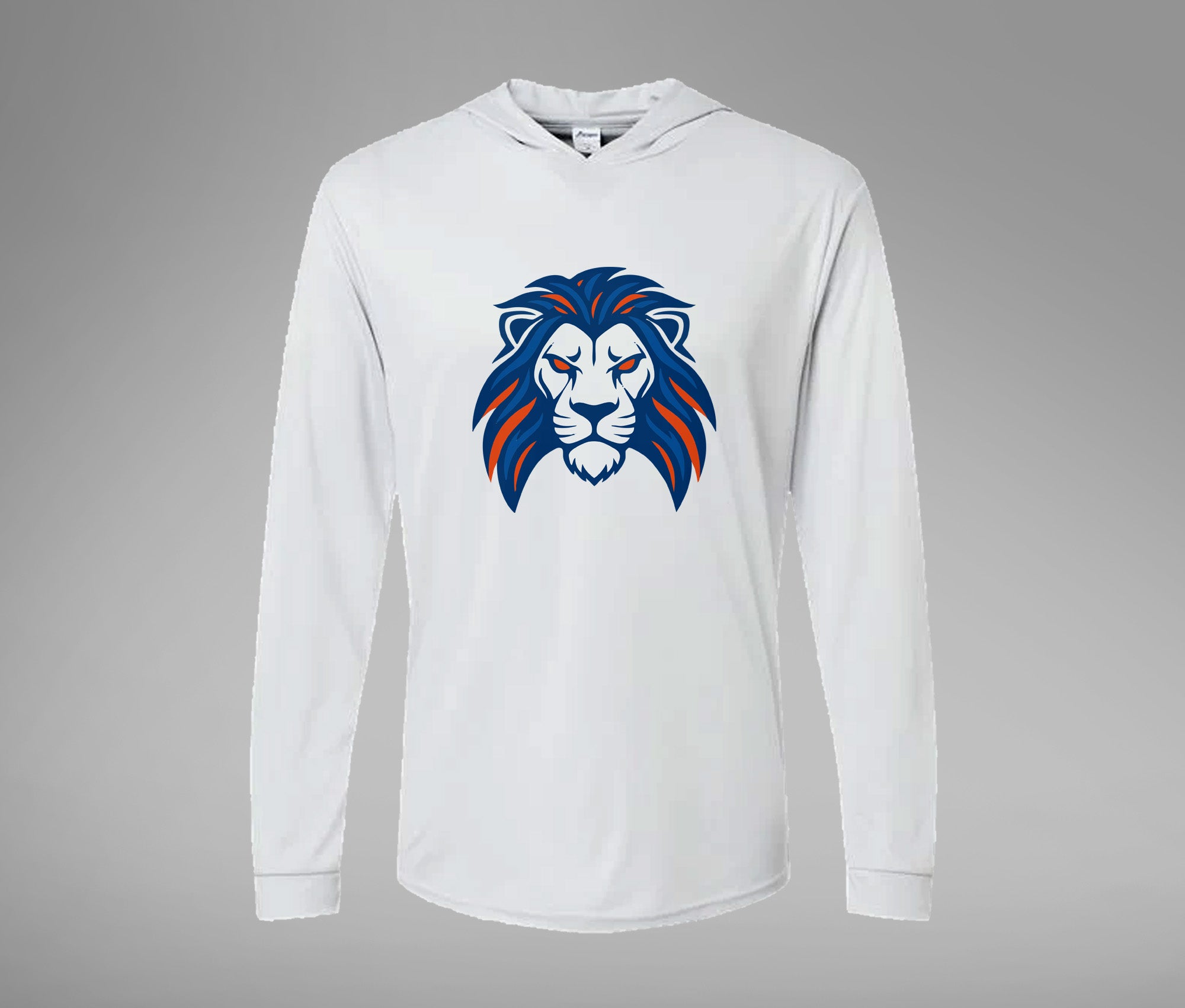 Lion Hooded Performance Long Sleeve Tee