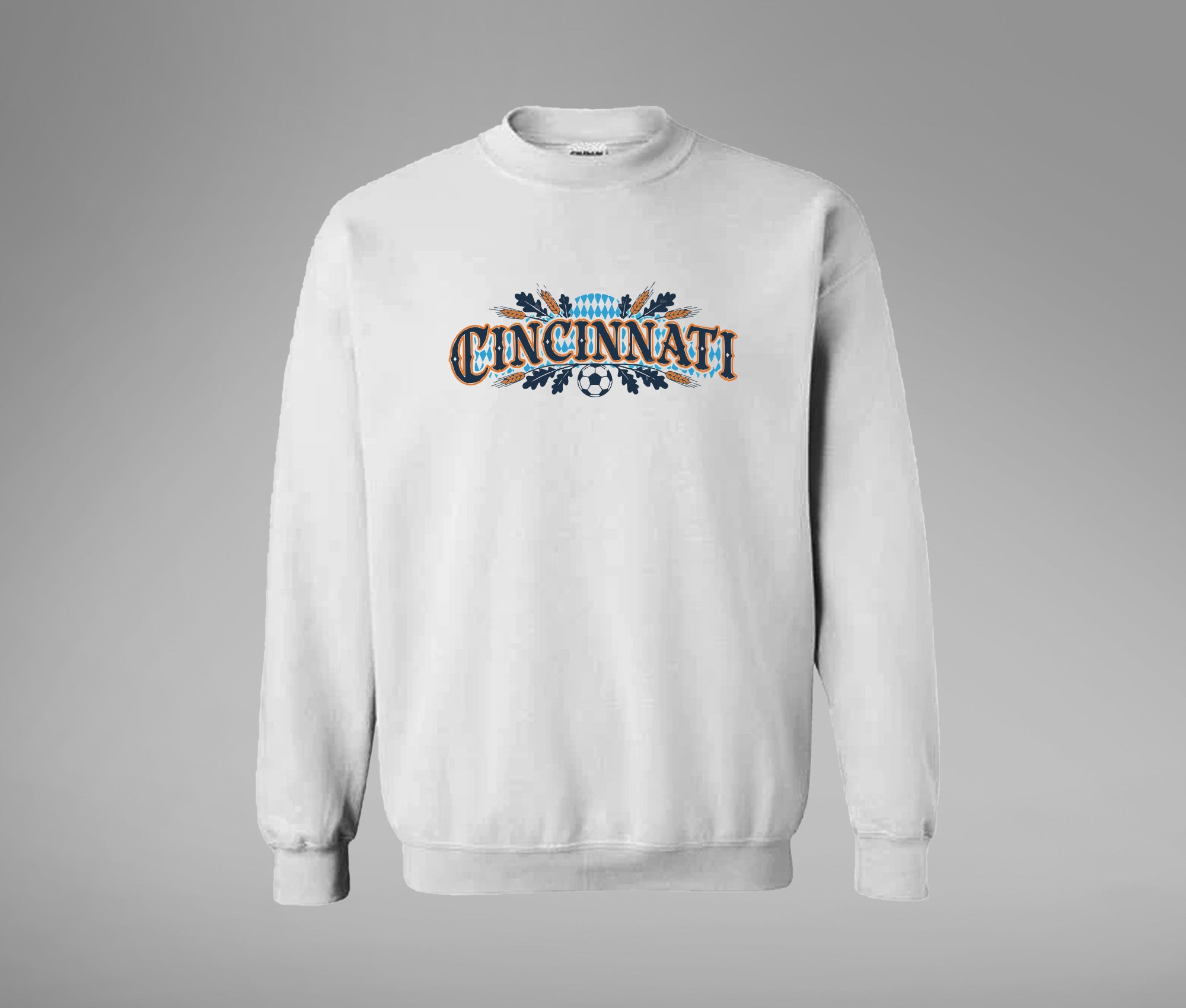Orange and Blue Cincy Comfy Crew