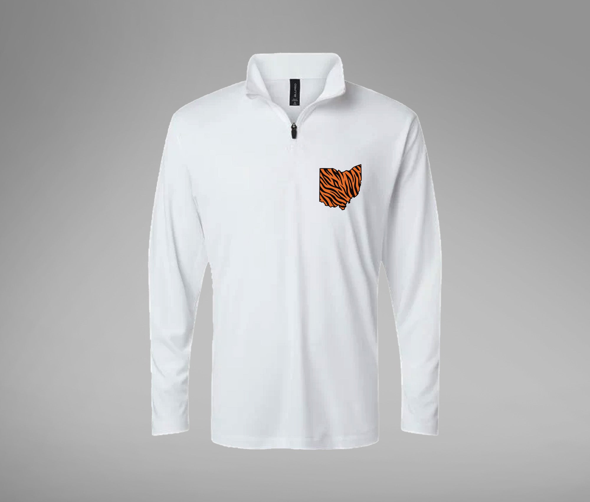 Striped Ohio Performance Quarter Zip