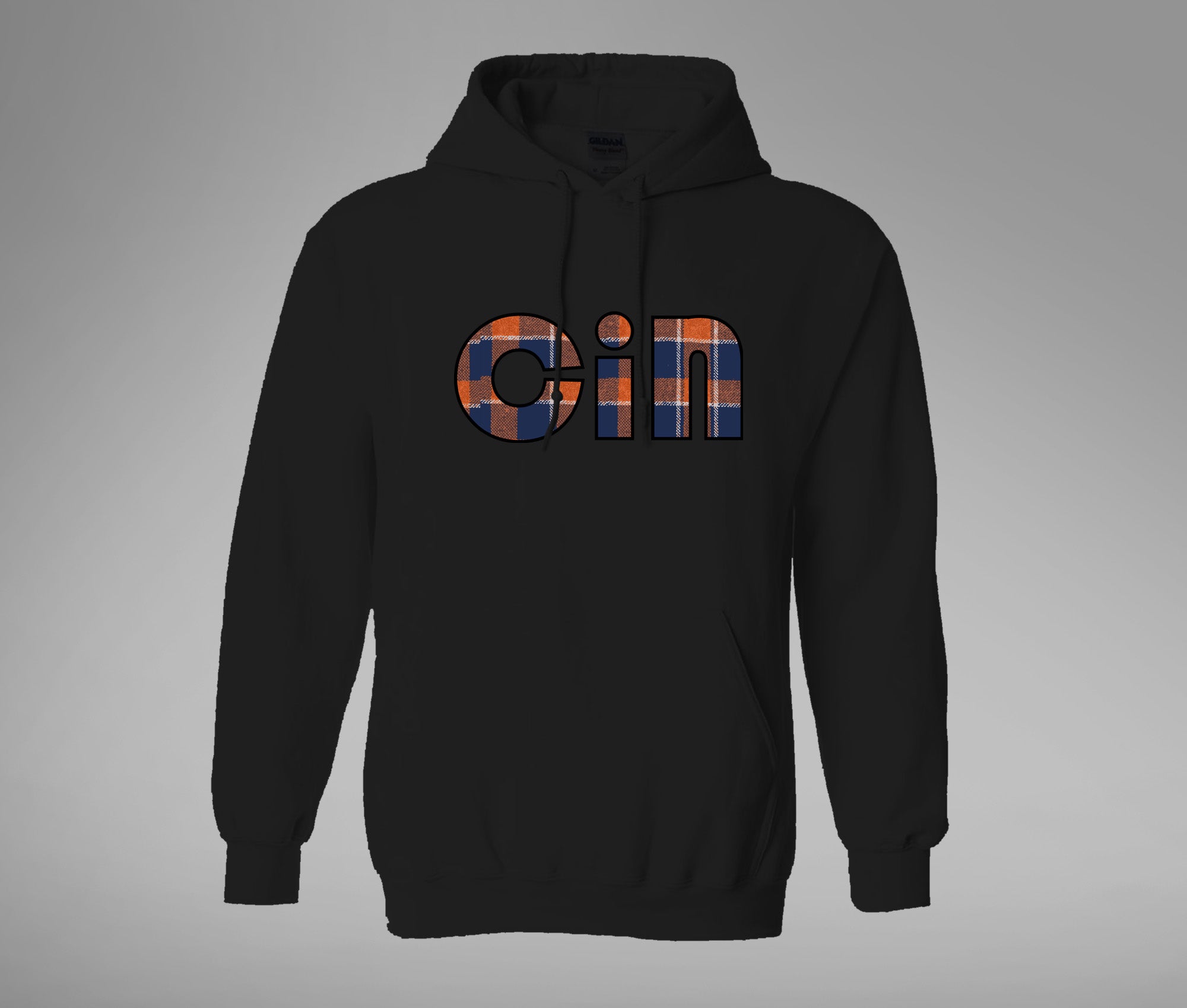Plaid Cincy Hoodie