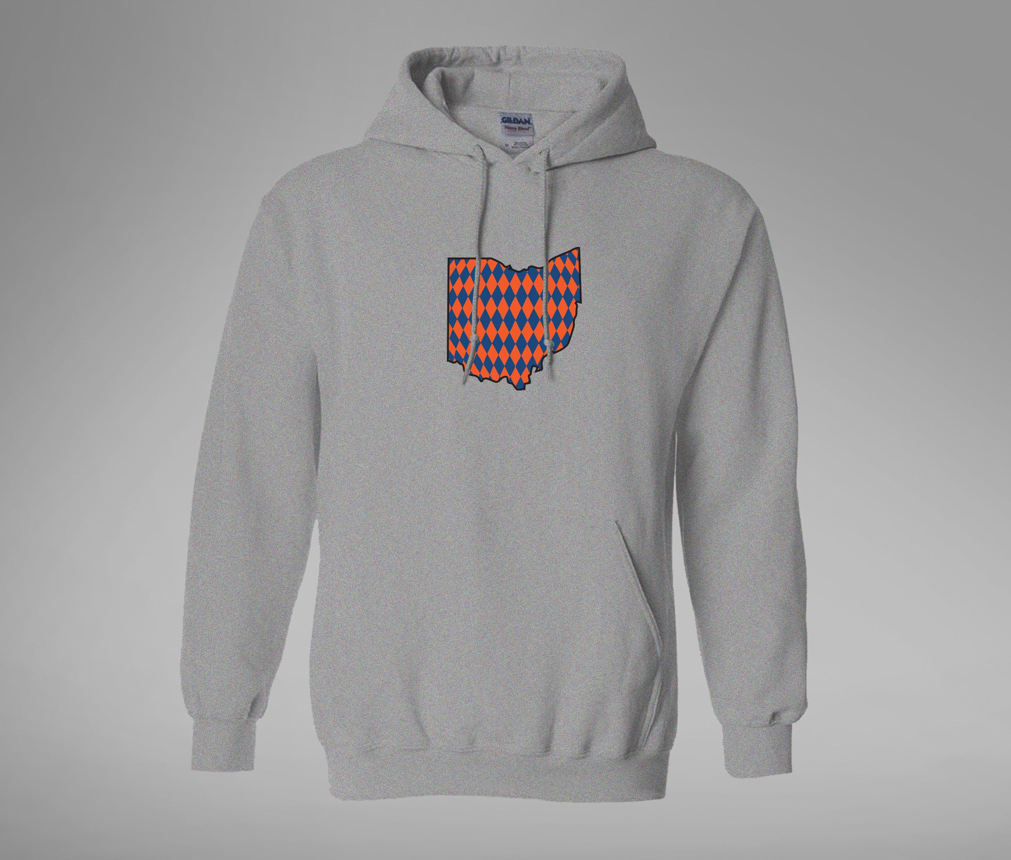 Orange and Blue Ohio Hoodie
