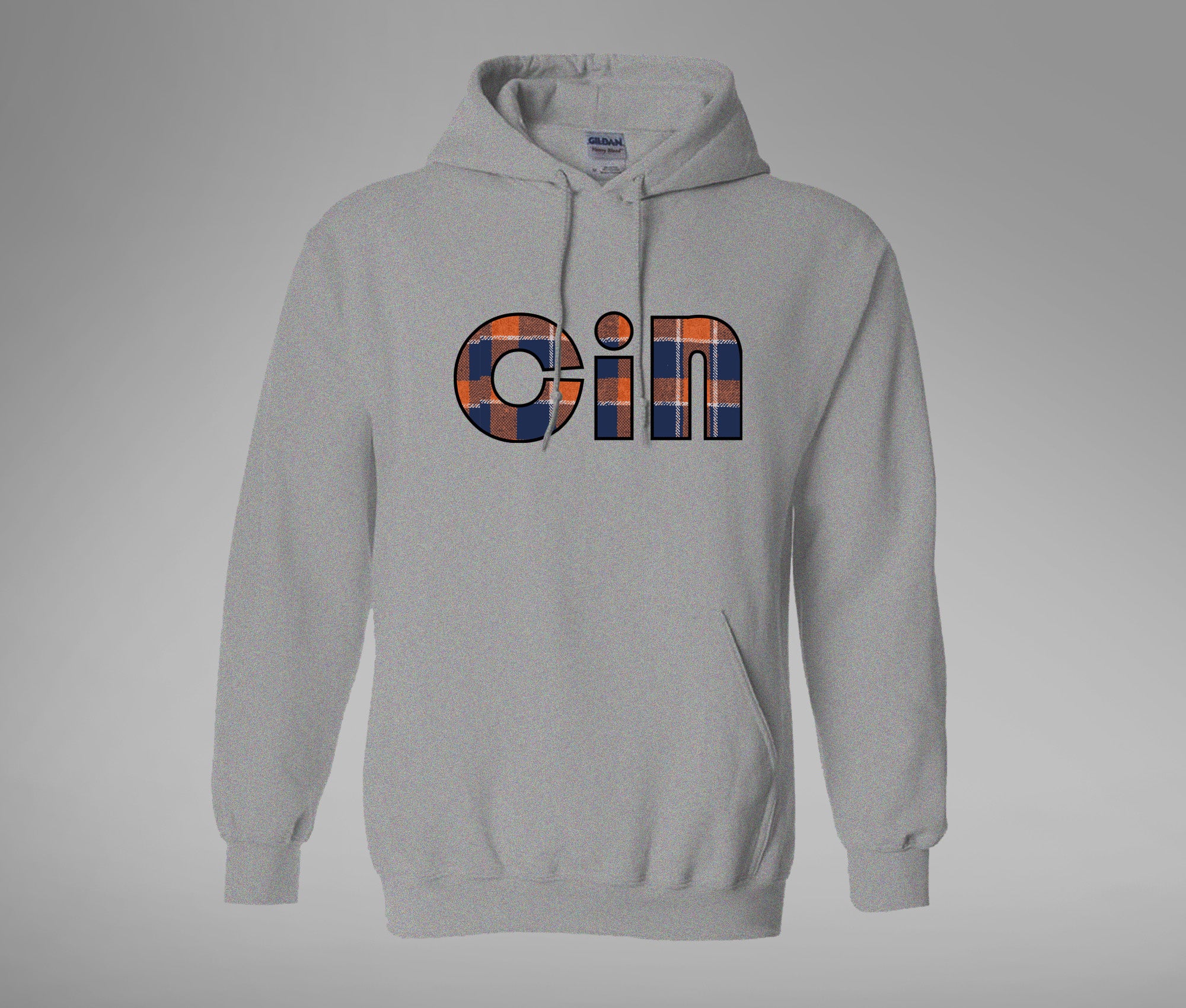 Plaid Cincy Hoodie