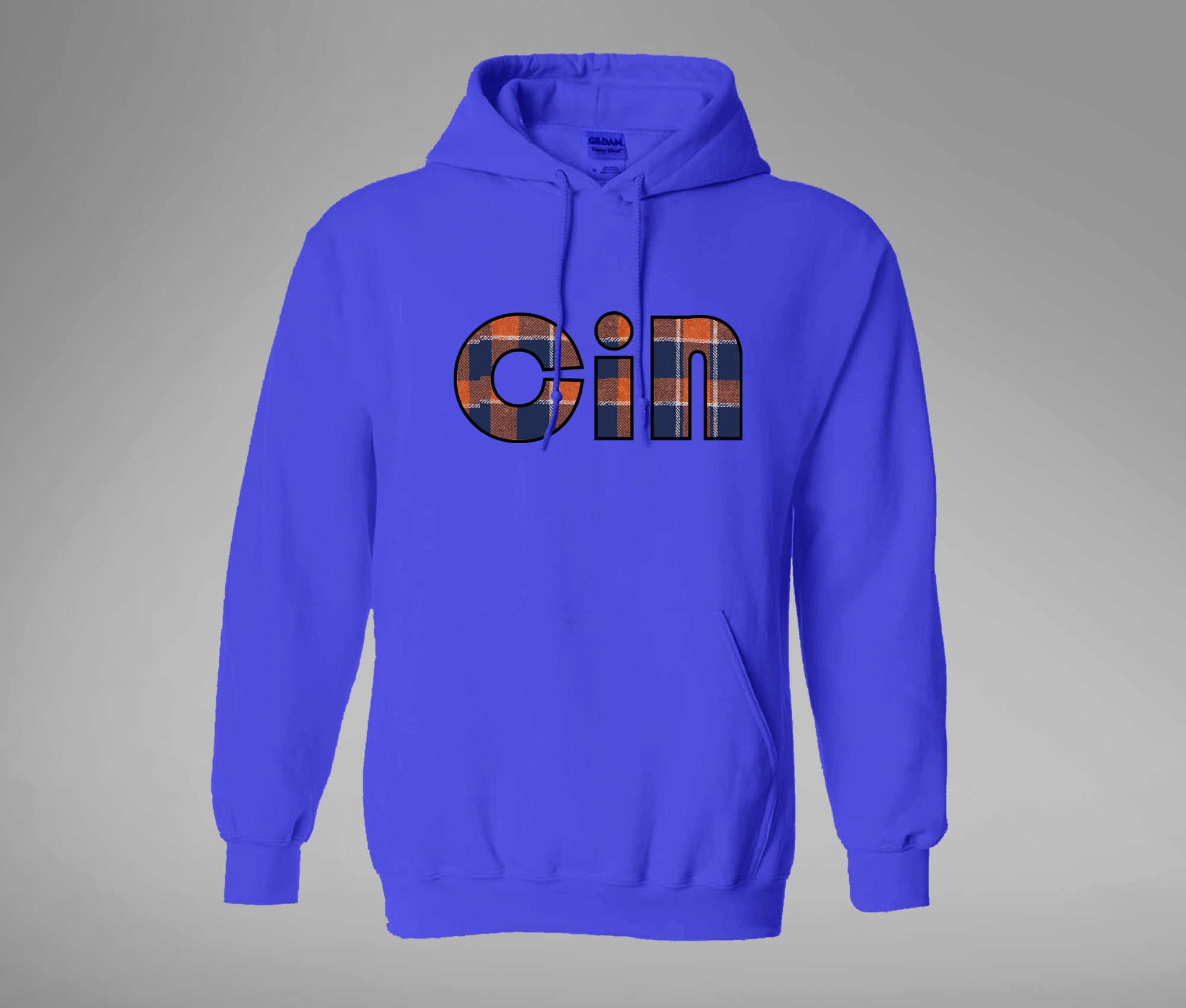 Plaid Cincy Hoodie